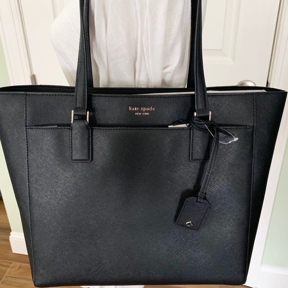 kate spade Handbags - Kate spade Black Cameron large laptop tote New